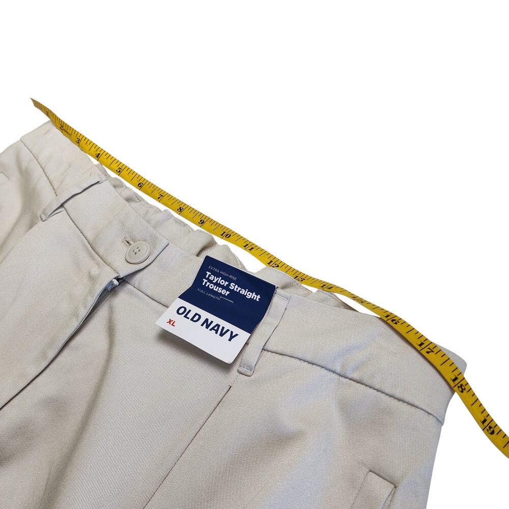 Old Navy Womens Extra High Waisted Taylor Cargo Trousers Size XL Silver Gray NWT - Picture 11 of 14